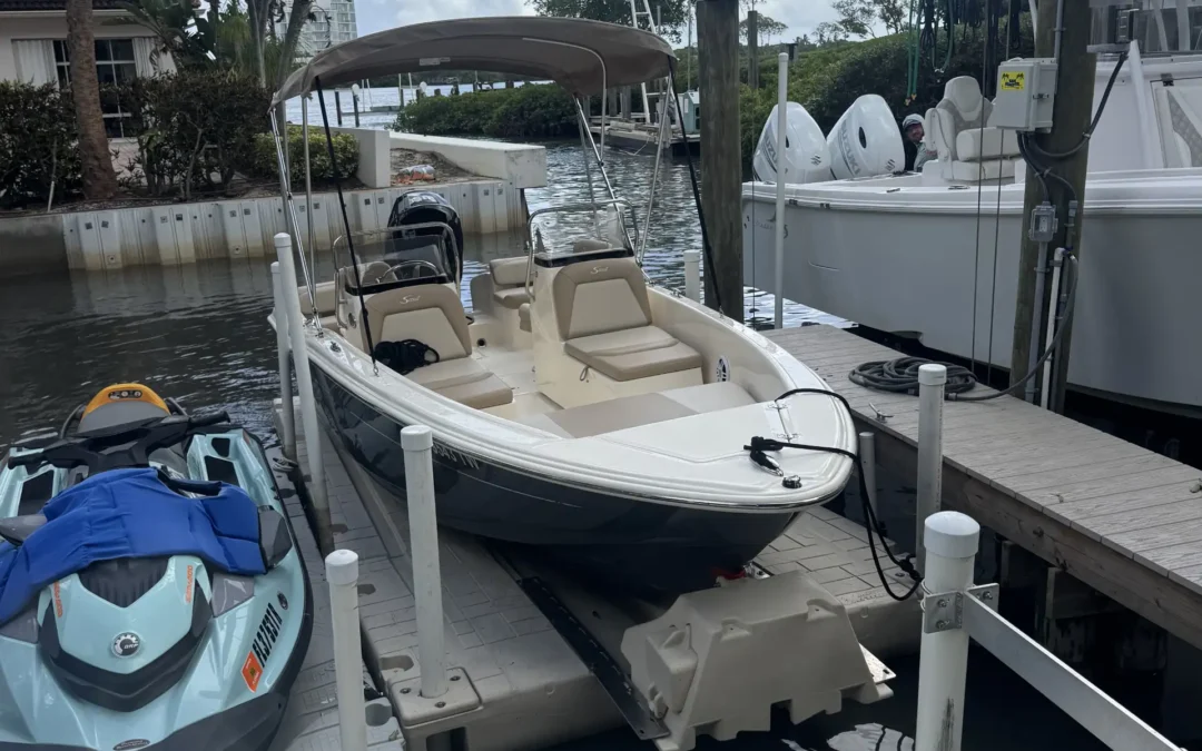 Pro 170 Boat Port Install – Clinton B in Jupiter, Florida 33469